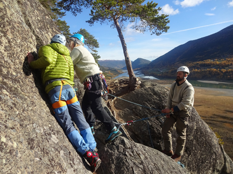 Videregående klatrekurs Hemsedal